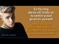 Download Lagu Love Yourself - Justin Bieber Lirik \u0026 cara pengucapannya