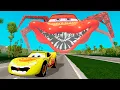 Lagu Super Giant Lightning McQueen Spider Eater VS Lightning McQueen | Escape From The Beamng Drive #139