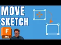Learn How to Move a Sketch in Fusion 360 - Workarounds Tips