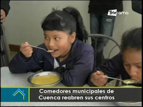 Comedores municipales de Cuenca reabren sus centros