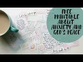 NEW FREE BIBLE JOURNALING PRINTABLE Anxiety God s Peace Creative Faith Co Minerva Valerio
