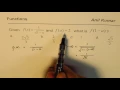 Multiple Choice of Function Notation TIPS
