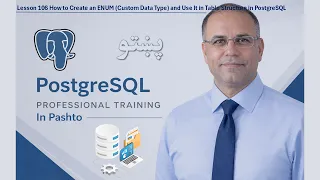Lesson 106 How to Create an ENUM Custom Data Type and Use It in Table Structure in PostgreSQL