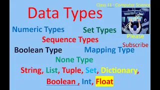 Data Types in Python Chapter 5 part 1