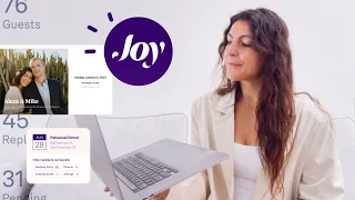 Design a wedding website with Joy A free and quality website mobile app for guests