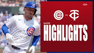 QUICK HIGHLIGHTS Cubs score 1 0 to win series vs Twins MLB Highlights 26