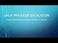 Linux Privilege Escalation Series Part 7 Shared Library and Environment Variable LD - PRELOAD