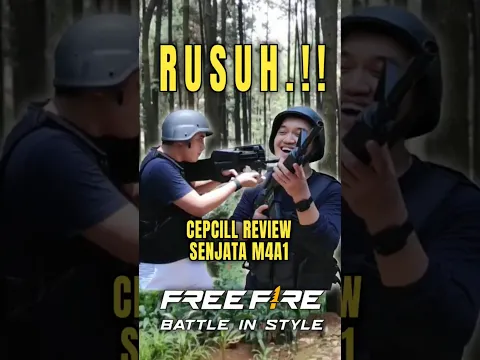 RUSUH.! Ketika Cepcil Mereview Senjata Favorite Nya #cepcill #freefire  #ff