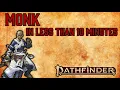 Monk Bite Sized How to Play Monk in Pathfinder 2e