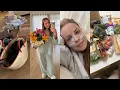 HOME VLOG unpacking laundry cleaning back into a work routine going through the most