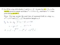 Using the Division Algorithm to Prove a Property of the Order of Elements Superquiz 3 Problem 15