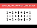 90 Fail to Answer This Correctly Math Puzzle