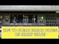 HOW TO CLEAR ERROR CODES ON SHARP 5516N HIW TO ENTER SERVICE MODE ON SHARP 5516 N