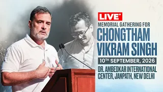 Watch: A Tribute to Chongtham Vikram Singh | Dr. Ambedkar International Center,Janpath, New Delhi