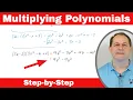 Multiplying Polynomials in Algebra Method Examples Practice