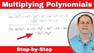 Multiplying Polynomials in Algebra Method Examples Practice