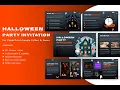Halloween Party invitation Presentation Template