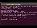 Solve ubuntu error - E Package dovecot has no installation candidate