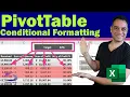Pivot Table Conditional Formatting