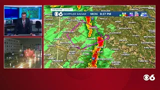 TORNADO WARNING 8 37 p m update in Central Virginia