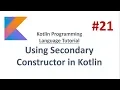 Kotlin Tutorial - 21