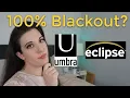 Can I stop testing sleep masks Umbra Twilight Curtain Rod and Eclipse Absolute Zero Curtain Review