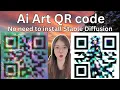 AI art QR code tutorial 2 websites Easiest tutorial Stable Diffusion