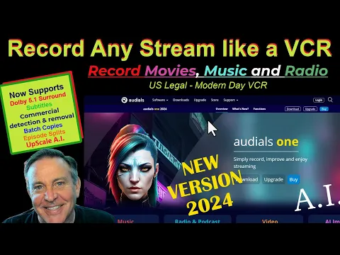 Download MP3 🔴Audials 2024 - RECORD ANY STREAM just like a VCR / DVR  - Legal for home use in US