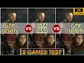 GTX 1050 Ti vs GTX 1650 vs GTX 1070 Ti 5 Games Test 1440P - 2K