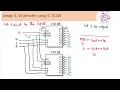 3 8 Decoder using IC 74138 and BCD decoder using IC 74LS42