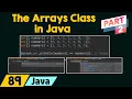 The Arrays Class in Java Part 2