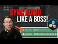 5 BEGINNER TIPS FOR PERFECT SYNC - Davinci Resolve FREE