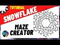 TUTORIAL - SNOWFLAKE MAZE GENERATOR WITH MASKING