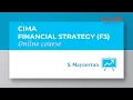 CIMA Financial Strategy F3 Session 1 Introduction