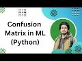 Confusion Matrix with Python Bangla Machine Learning