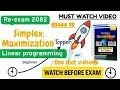Class 12 Maths Linear Programming Simplex Maximization Fix 5 Marks NEB Re-Exam 2082