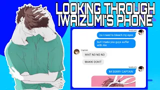 Download Looking through Iwaizumi's phone! 16+ Steal Iwa-chan phone ft. Aoba Johsai | Special for Iwaoi simp MP3