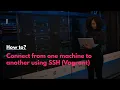 How to Connect from one machine to another using SSH Vagrant