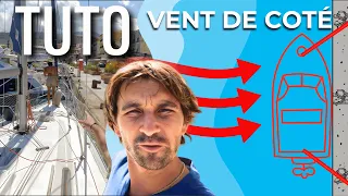 Comment partir du quai avec un vent de côté en bateau ( TUTO VOILIER CORAILLE )