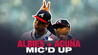 Hilarious Ronald Acuna Jr and Ozzie Albies mic d up at Spring Training game