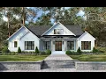 Modern Farmhouse House Plan - 551