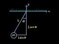 Simple Pendulum Explained Lagrangian Equation of Motion