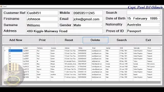 How to Create Data Entry Form with Insert Delete Search using SQLite Database in C - Part 1 of 2