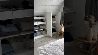 IKEA wardrobe for sloped ceiling
