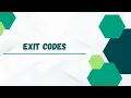 Bash Scripting Course - Exit Codes