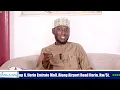 RAMADAN LECTURE DAY ONE