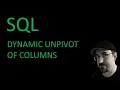 Dynamic UNPIVOT of columns add sub-totals then PIVOT