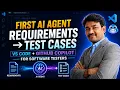 First AI Agent Requirement Analysis to Test case generation in VS Code GitHub Copilot for Softw