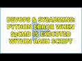 DevOps SysAdmins Python error when s3cmd is executed within bash script