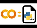 Google Colab - Downloading Notebooks as Python Scripts